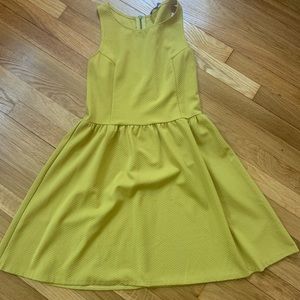 Bar lll Yellow Sleeveless Dress